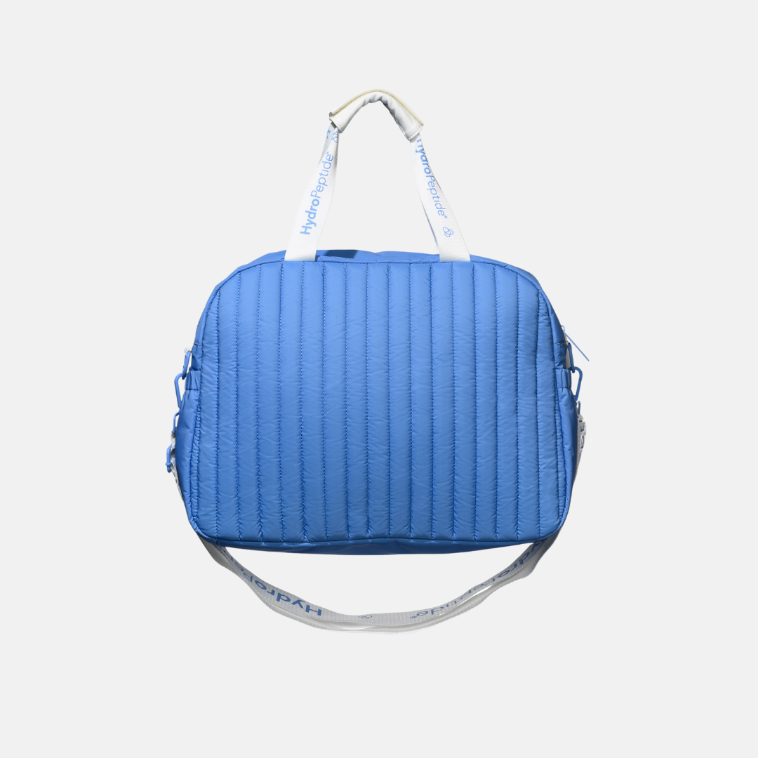 Light Blue Duffle Bag